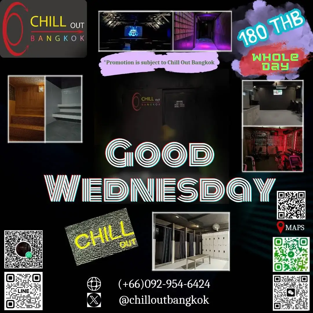 chill out bangkok gay sauna wednesday price
